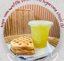 Sugarcane & Beyond Kaya Ham Waffle Toast with Small Sugarcane Classic (New Release)